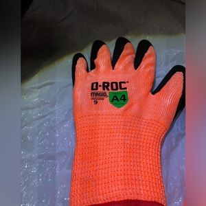 Magid Gpd569 D-rocHi-vis grip coated work gloves